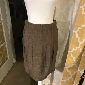 Gunex true hemp Italian gold/brown nwot pleated. 4
